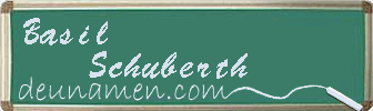 Basil Schuberth Visitenkarte